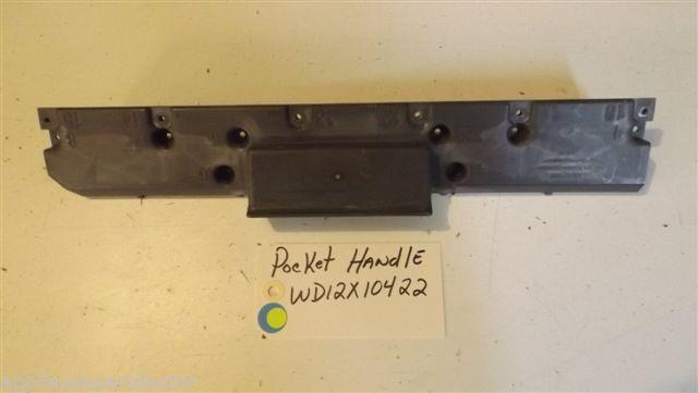GE DISHWASHER WD12X10422 Pocket Handle used part GE DISHWASHER WD12X10422 Pocket Handle used part